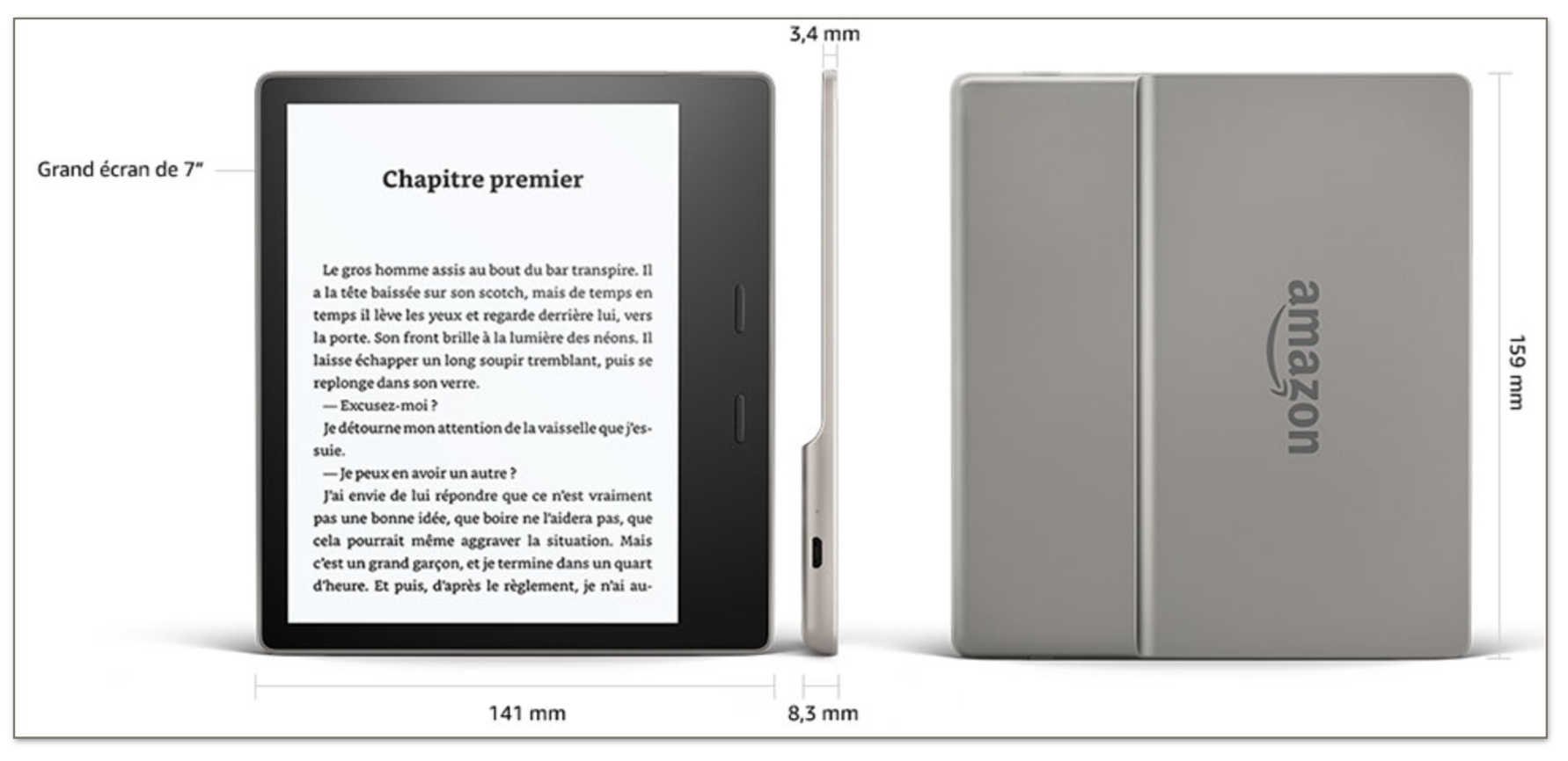 kindle oasis pour voyager